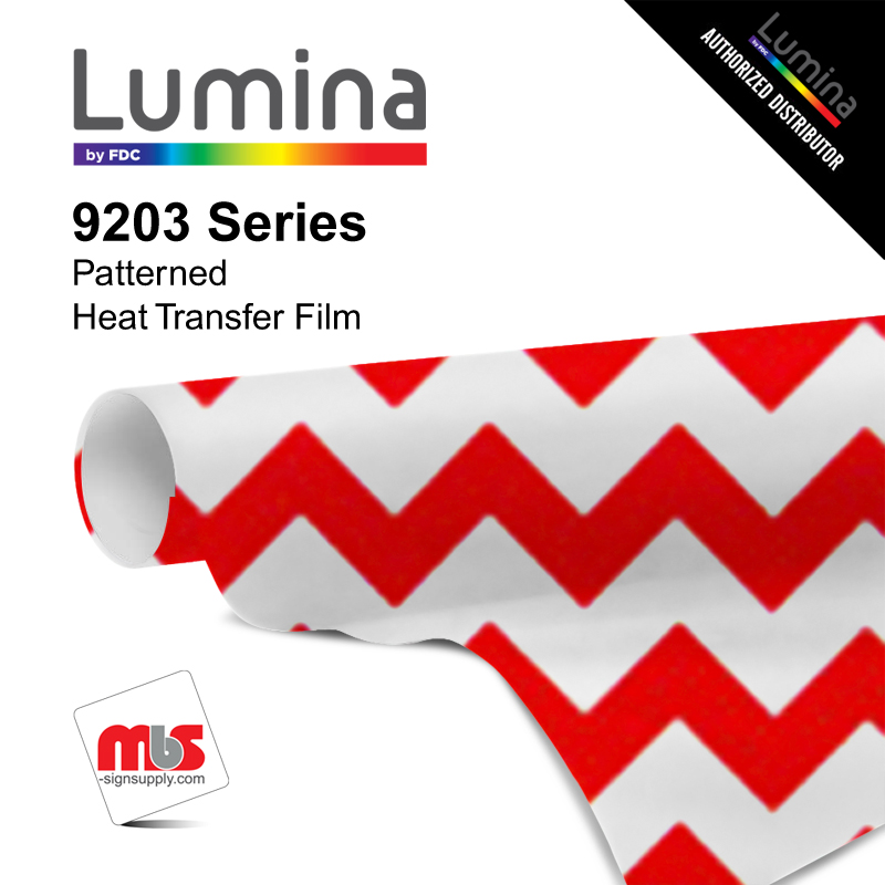 15'' x 5 Yards Lumina® 9203 Matte Red Large 1 year Unpunched 2.4 Mil Heat Transfer Vinyl (Color code 042)
